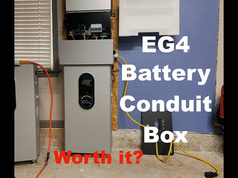 EG4 48V Indoor 280Ah WallMount Battery Conduit Box Unboxing / Review | 1511094