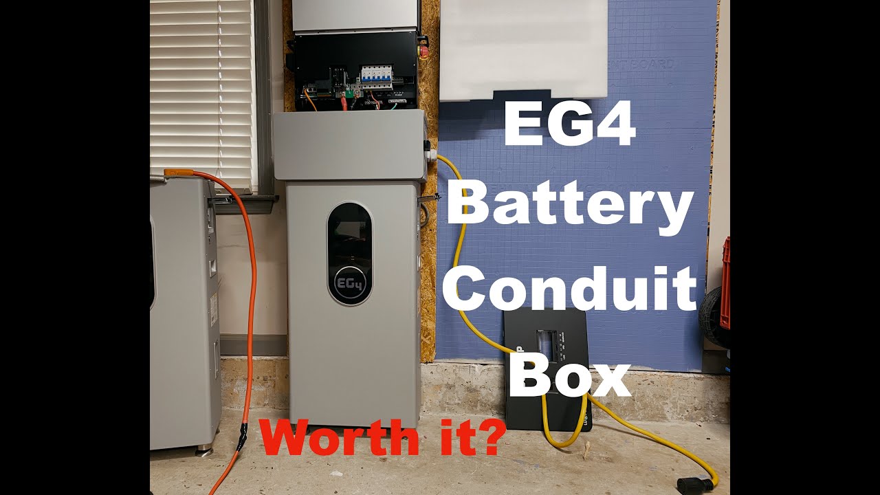 EG4 48V Indoor 280Ah WallMount Battery Conduit Box Unboxing / Review | 1511094
