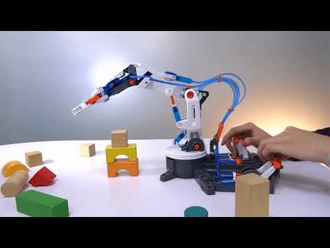 BRAS ROBOT HYDRAULIQUE JOUET CONSTRUCTION ÉDUCATIF BUKI FRANCE_5