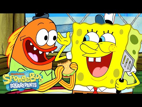 2 Hours of Pure Happiness at the Krusty Krab! 🍔 | @SpongeBobOfficial