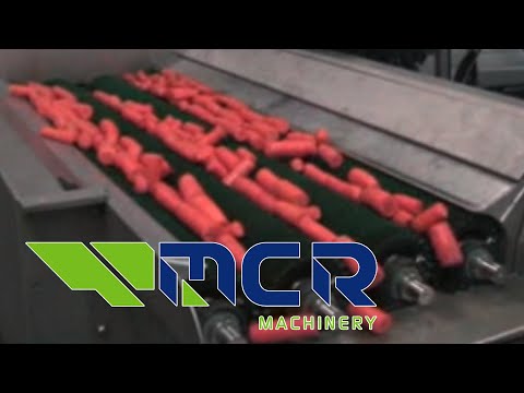 Polisher verwijdert haarwortels groente | MCR Machinery