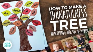 Thankfulness Tree | Easy Thanksgiving Craft For Kids | Party Create