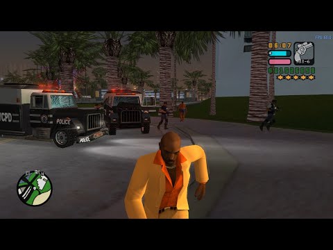 GTA Vice City Stories Cops Rampage 6 Star Wanted Level Escape