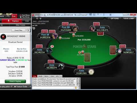 Replay |"omgaceaceace" vs "verkannt" Final table PokerStars $215 SUNDAY MILLION $1M Gtd Dec 09, 2018