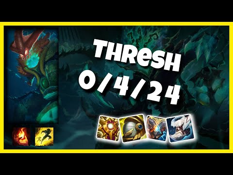 Thresh vs Maokai KOREAN Challenger SUPPORT (0/4/24) - v11.1