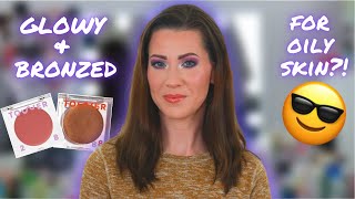 Glowy Bronzed Makeup for Oily Skin