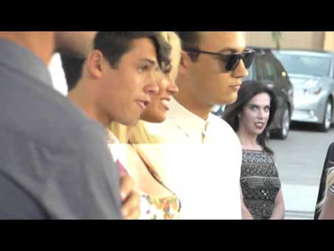 Dylan Jagger Lee, Pamela Anderson and Brandon Thomas Lee at the Mercy For Animals Presents The Hidde