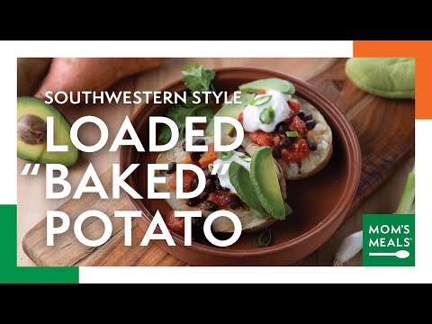 Heart friendly & low sodium loaded baked potato