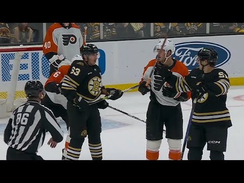 Brad Marchand Gets Away With Slash Against Joel Farabee