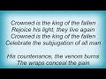 Iced Earth - Crown Of The Fallen Lyrics