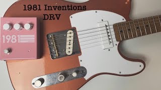 Video thumbnail for 1981 Inventions DRV Overdrive/Distortion - Shell Pink // Demo By David Dayton by David Dayton