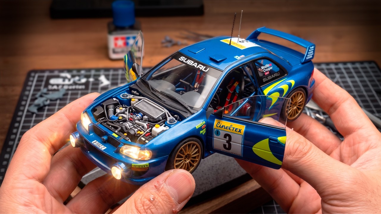 Man Builds Hyperrealistic SUBARU IMPREZA WRC in 7 Months | Scale Build by @kenji-plasticmodels