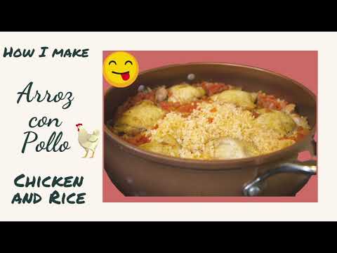 How I make Mexican style Arroz con Pollo Chicken with Rice Recipe