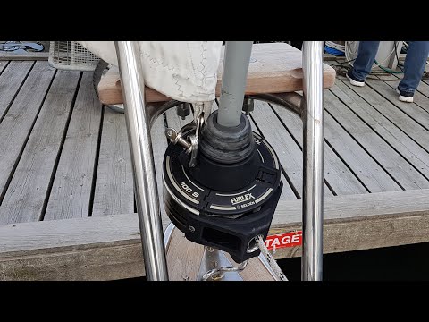 How to lubricate seldén furlex 100 S furling system