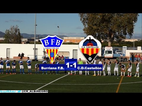 Resumen: BURRIANA F.B. 1-1 C.D.CASTELLÓN Cadete A (15/11/14)