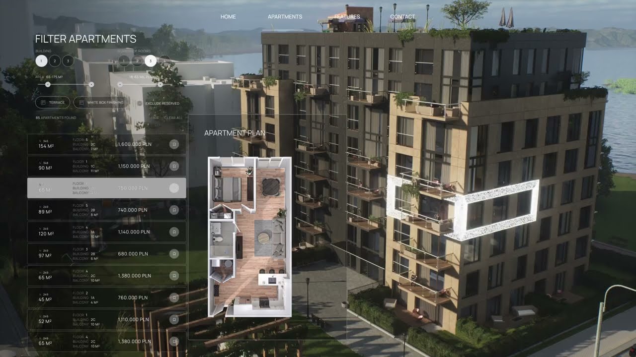 Unreal Engine 5 ArchViz Web App Template