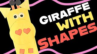 How to Draw a Giraffe with Shapes | Easy Draw for Kids