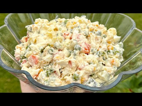 SALLATA RUSE 🥗RECETA ORIGJINALE 🤌🤩