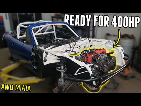 AWD Miata Gets an UPGRADED CLUTCH & BIGGER TURBO! Ready to Make POWER!