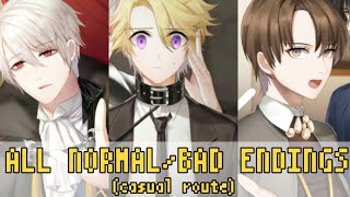 ALL BAD/NORMAL Endings (Mystic Messenger Casual Route)