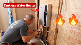Electric Instant Tankless Water Heater 🔥  Garage Home Office Bathroom