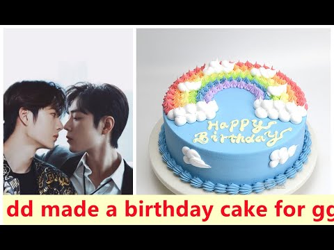 dd made a birthday cake for gg and celebrated gg's birthday together.