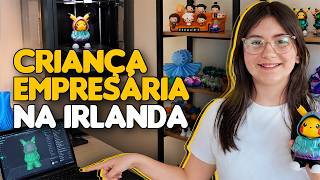 BRASILEIRA DE 12 ANOS COMEÇOU UM NEGÓCIO NA IRLANDA