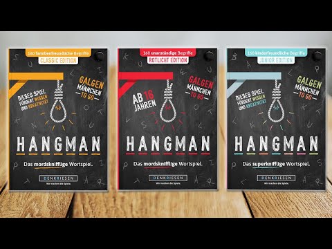 HANGMAN - Spielregeln TV (Spielanleitung Deutsch) - DENKRIESEN