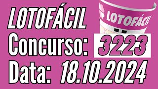 Lotofácil de Hoje, LOTOFÁCIL de hoje 18/10, Resultado Lotofácil de hoje,