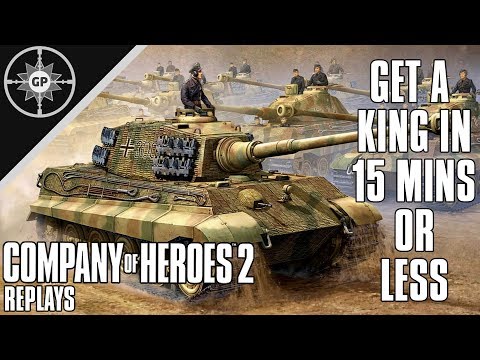 15 Minute King Tiger - Company of Heroes 2 Replays #23