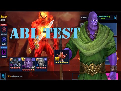 Thanos wise harvester abl test with obelisk | Marvel Future Fight