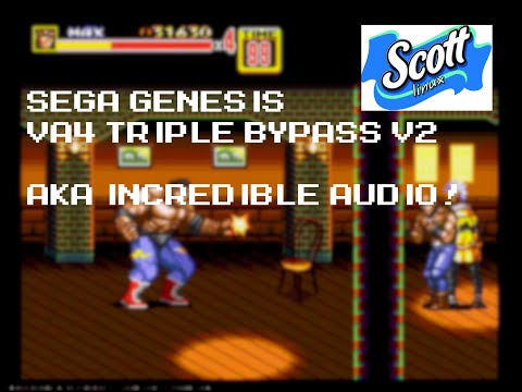 Sega Genesis VA4 Triple Bypass V2 | Incredible Audio Demo