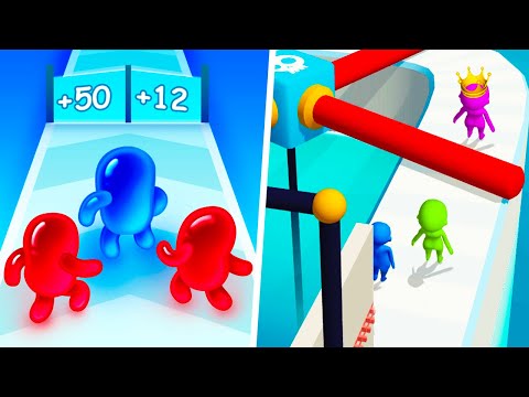 Join Blob Clash 3D | Wipeout Fun Run - 1⭐Gameplay Walkthrough (Freeplay)