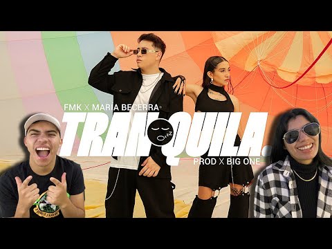 MEXICANOS REACCIONAN 🇲🇽🇦🇷II FMK, Maria Becerra - Tranquila (Official Video)