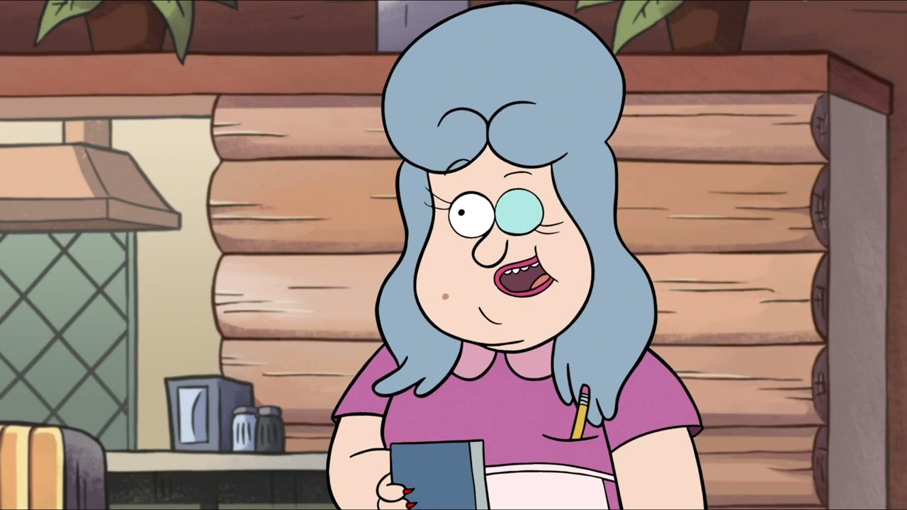 Gravity Falls Season 1 Episode 6 - Where was Lazy Susan yesterday? (LinguoDan.com)