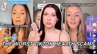 The WORST TikTok Health Scams! *Influencers are scamming you*