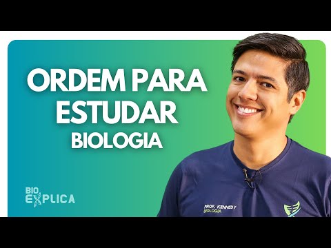 ORDER FOR STUDYING BIOLOGY - Prof. Kennedy Ramos