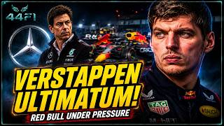 IS VERSTAPPEN'S FUTURE AT RISK? RED BULL RECEIVES AN ULTIMATUM | FORMULA 1