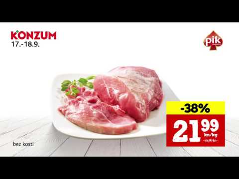 Konzum Vikend akcija 17.9. - 18.9.
