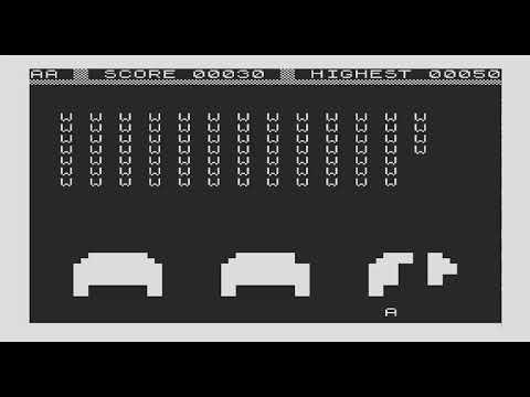 Alien SPACE INVADERS CLONE 19xx  SINCLAIR ZX80 ZX 80 ZX81 ZX 81 Science of Cambridge Ltd