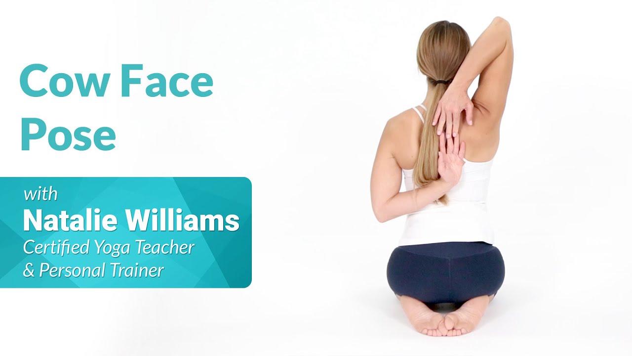 How to Do Cow Face Pose - YouTube