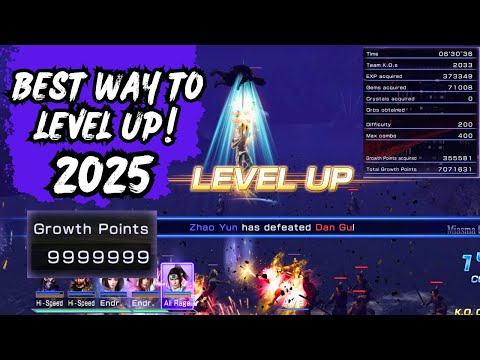 Best WAY to Farm EXP EARLY in Warriors Orochi 3!