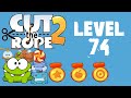 Cut the Rope 2 - Level 74 (3 stars, 37 fruits, 1 ...