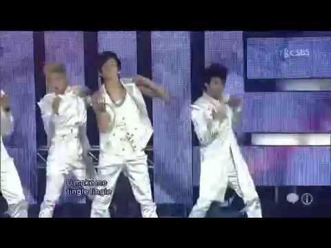100214 U-Kiss - Bingeul Bingeul (Round&Round) @ SBS Inkigayo