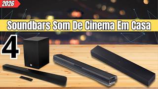 4 MELHORES SOUNDBARS Custo Benefício de 2026 | Essas Valem a Pena COMPRAR