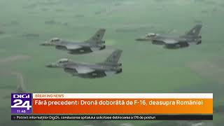 Unde a căzut drona doborâtă de avionul F-16. Ce spune prefectul județului Buzău