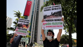 İsrail Başkonsolosluğu önünde eylem