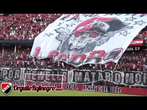 "Banderazo Leproso previo al clásico - Fecha 12. OrgulloRojinegro.com.ar" Barra: La Hinchada Más Popular &bull; Club: Newell's Old Boys