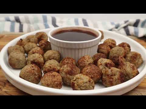 Easy Frozen Meatballs in Air Fryer