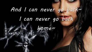 Evanescence Never Go Back lyrics